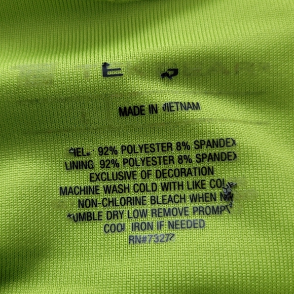 EUC Tek Gear Racerback Athletic Tank Top Purple/Green Size L - Picture 11 of 11